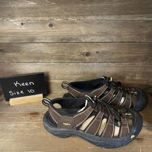 Mens Keen Newport H2 Brown‎ Outdoor Hiking Water Sandals Shoes Size 9 M GUC